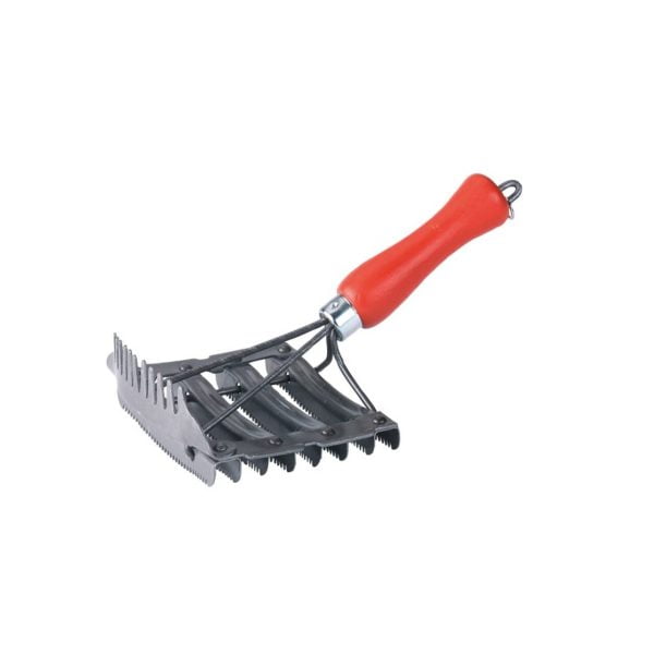 TESALA DIN METAL CU DINTI MARUNTI (8 RANDURI) KERBL 12x12.5CM