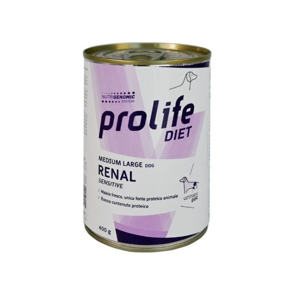 HRANA UMEDA DIETETICA PENTRU CAINI PROLIFE RENAL SENSITIVE MEDIUM/LARGE 400G