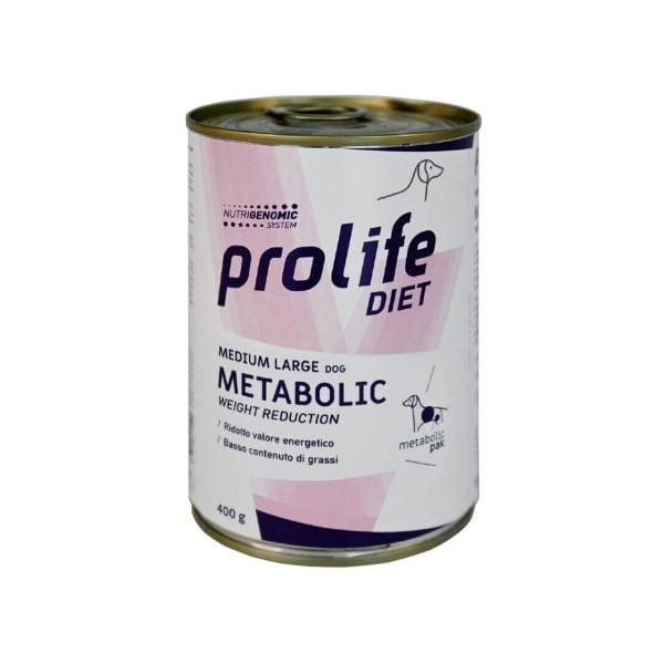 HRANA UMEDA DIETETICA PENTRU CAINI PROLIFE METABOLIC MEDIUM/LARGE CV 400G