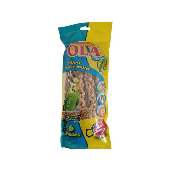 HRANA COMPLEMENTARA PENTRU PASARI EXOTICE OLA SPICE DE MEI GALBEN 140G (6BUC/PUNGA)