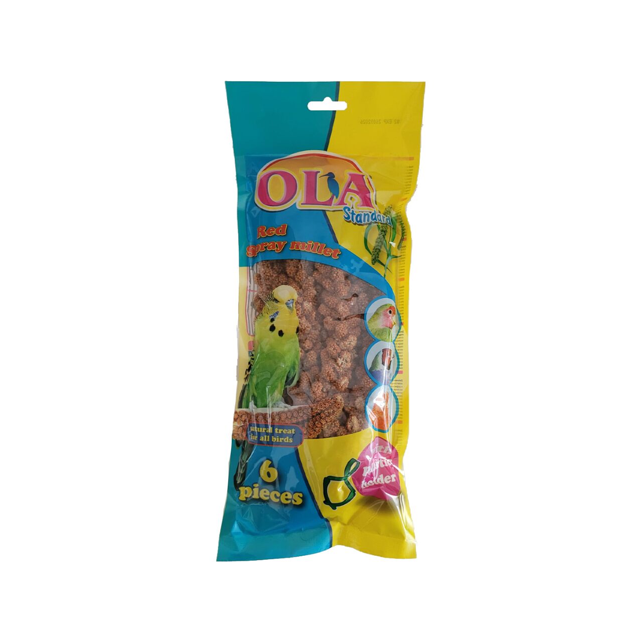HRANA COMPLEMENTARA PENTRU PASARI EXOTICE OLA SPICE DE MEI ROSU 140G (6BUC/PUNGA)