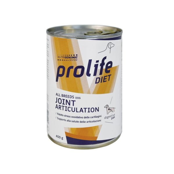 DIETA VETERINARA UMEDA PROLIFE JOINT ARTICULATION PENTRU CAINI ADULTI DE TOATE TALIILE CV 400G