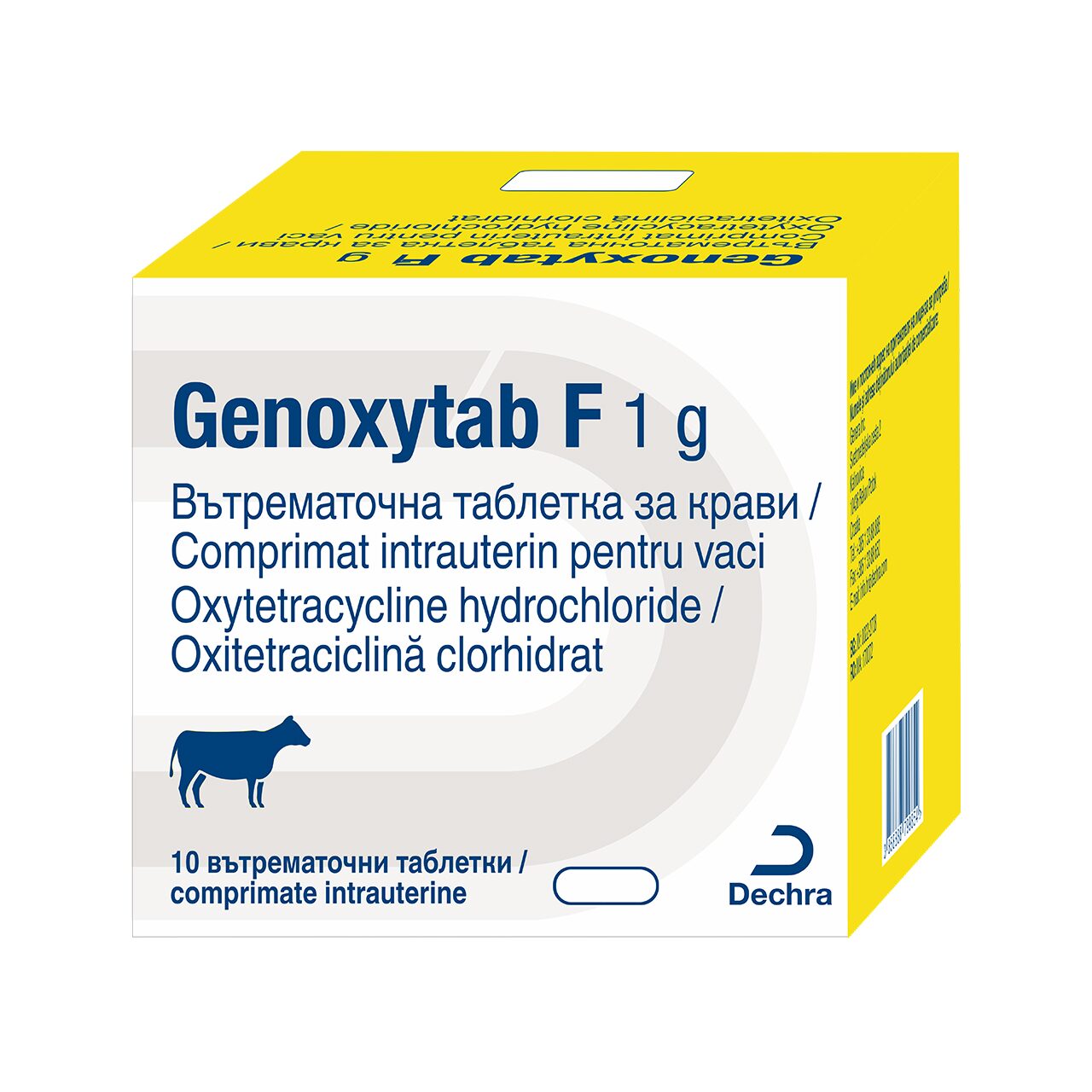 GENOXYTAB F BUJIURI SPUMANTE OXITETRACICLINA 10x1G/CUT