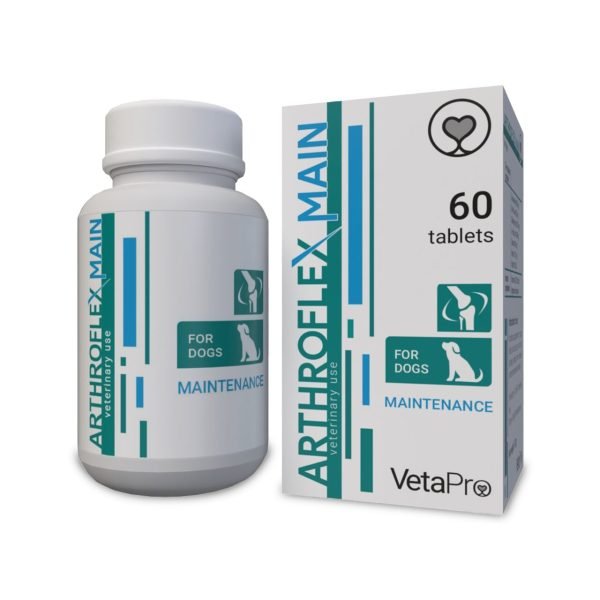 VETAPRO ARTHROFLEX-MAIN FAZA 2 60TAB/CUT SUPORT ARTICULATII SI CARTILAJE CAINI