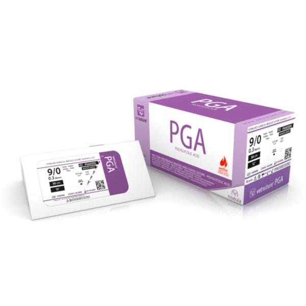 Fir de sutura PGLA2CN USP 3/0 90CM set 12 buc