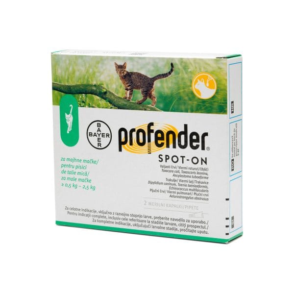 Profender cat 0.5-2.5kg 2pip 0.35ml