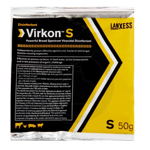 Dezinfectant profesional pulbere Virkon S 50 gr
