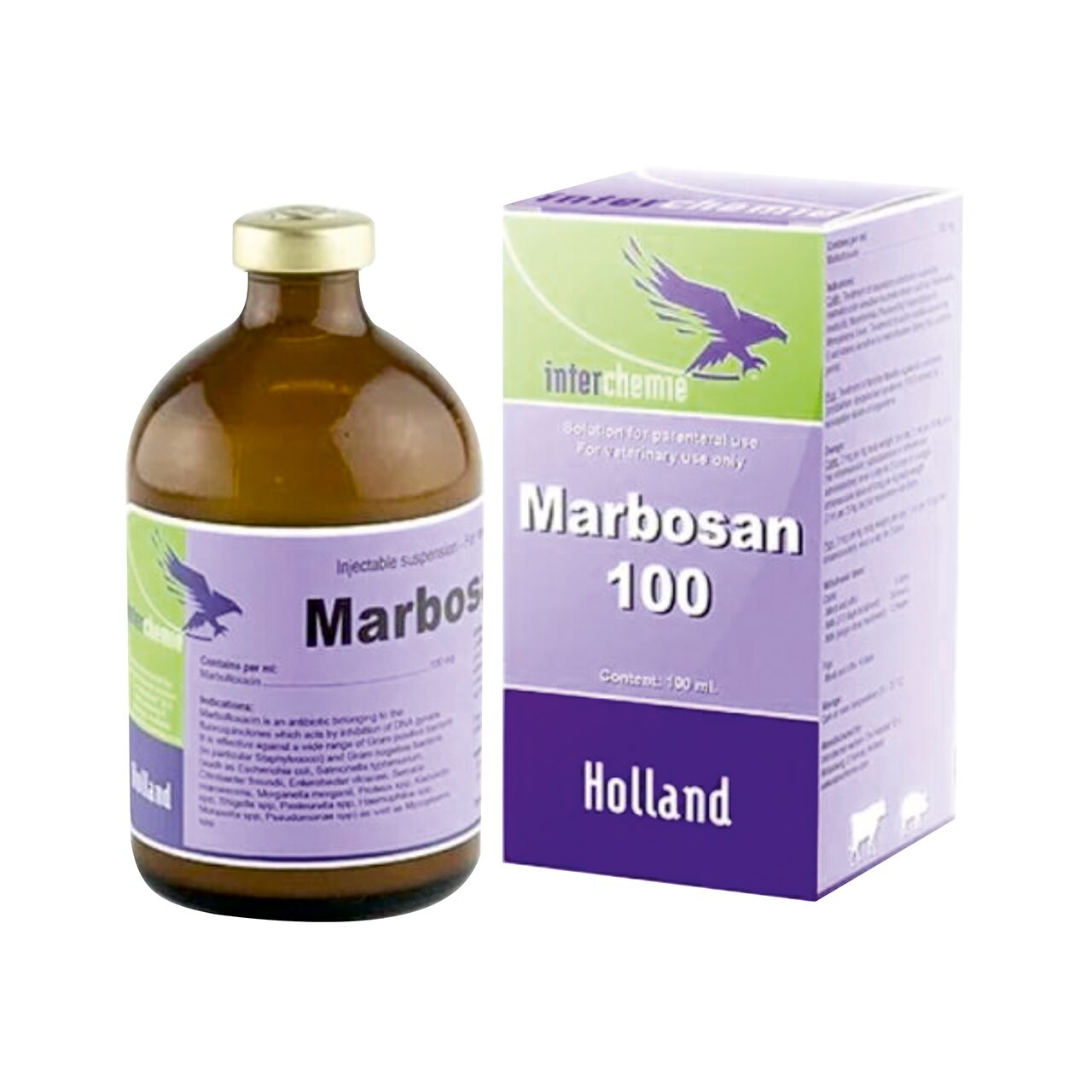 MARBOSAN (MARBOFLOXACINA) ANTIINFECTIOS INJECTABIL 100ML