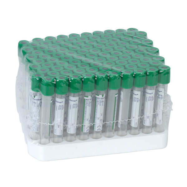 Vacutainer biochimie BD 6 ml Litiu/Heparina