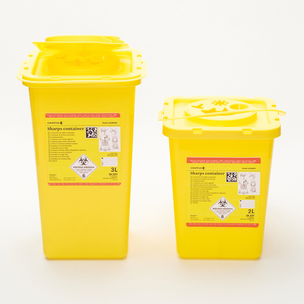 Recipient pentru colectare deseuri medicale 2 l CVET