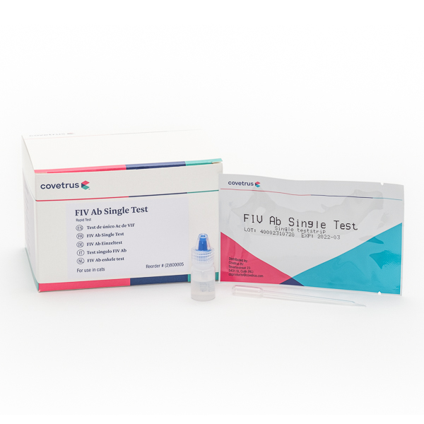 Test rapid FIV Ab (Imunodeficienta ) (pisici) 10 teste /set CVET