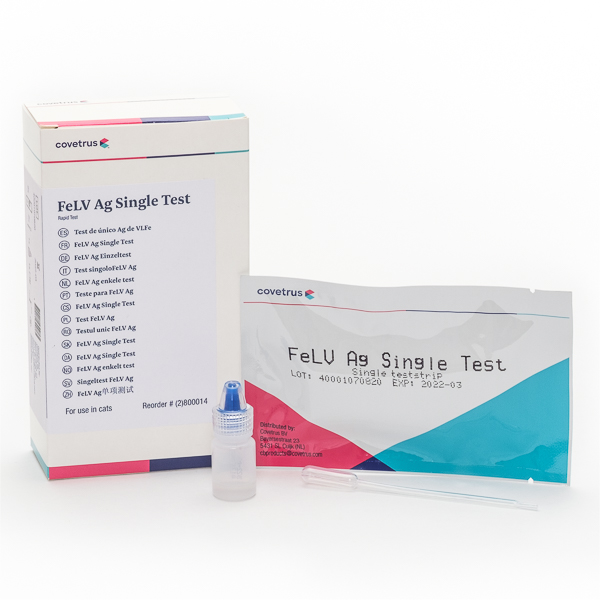 Test rapid FeLV (Leukemia ) (pisici) 2 teste /set CVET
