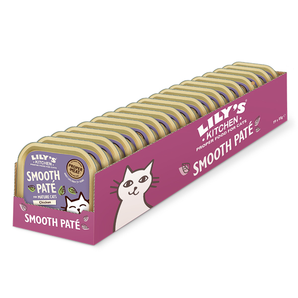 Lily's Kitchen Cat Mature Smooth Chicken Pate 19 x 85 g