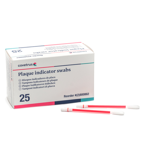 Betisoare indicatoare pentru placa dentara 25 buc/set CVET