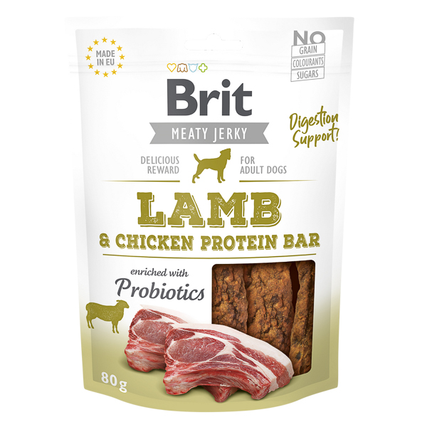 Brit Jerky Lamb Protein Bar 80 g