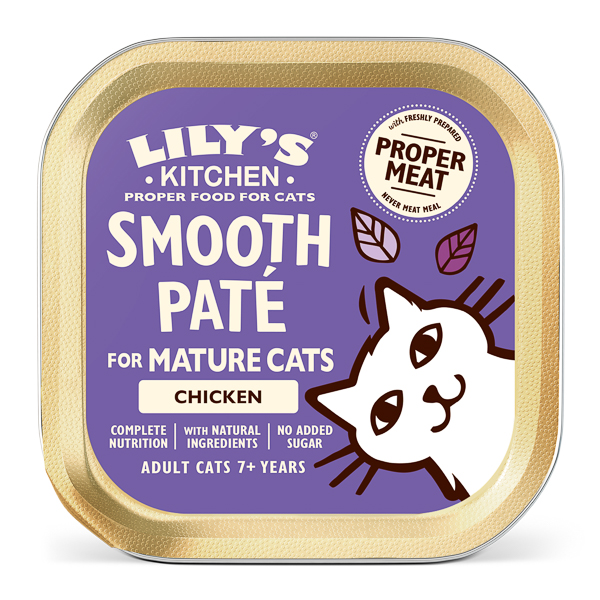Lily's Kitchen Cat Mature Smooth Chicken Pate 85 g