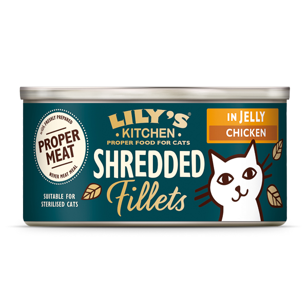 Lily's Kitchen Cat Adult Shredded Fillets with Chicken in Jelly 70 g