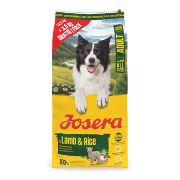 Josera Adult with Lamb & Rice Promo Pack 12