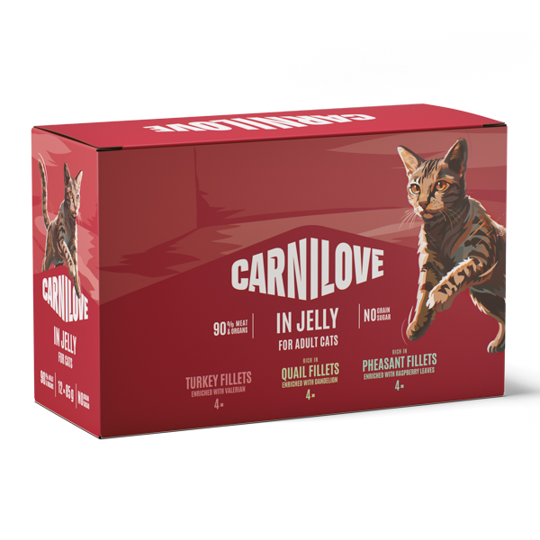 Carnilove Cat Pouch Jelly Multipack 12 x 85 g