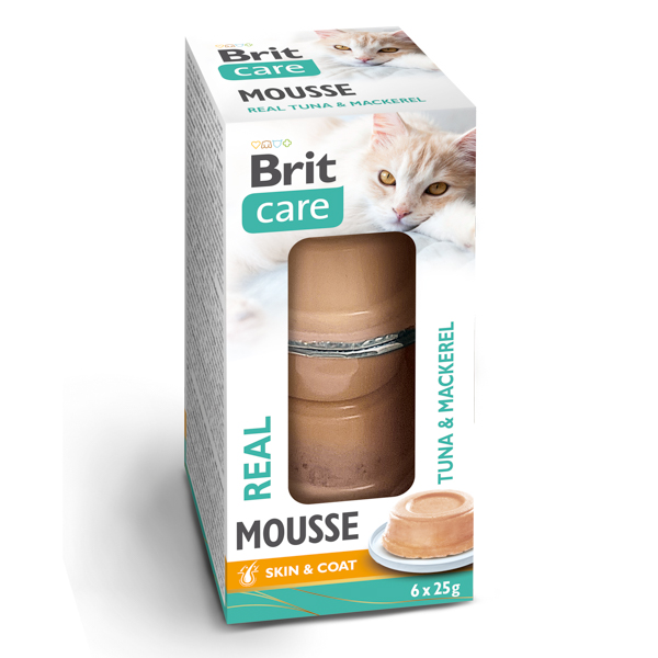 Brit Care Cat Mousse with Real Tuna and Mackerel 6x25 g