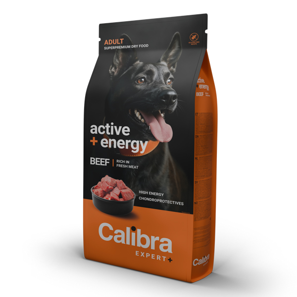 Calibra Dog Expert+ Adult Active & Energy Beef 2 kg