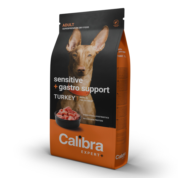 Calibra Dog Expert+ Adult Sensitive & Gastro Support 750 g