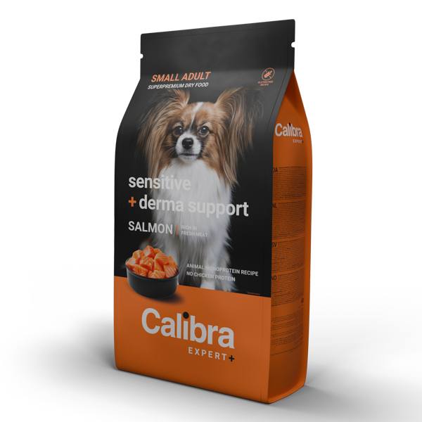 Calibra Dog Expert+ Adult Small Sensitive & Derma Support 1