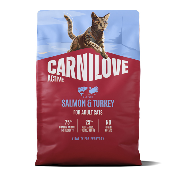 Carnilove Active Cat Dry Salmon & Turkey Adult All Breeds 2 kg
