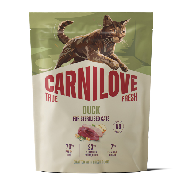 Carnilove True Fresh Cat Dry Duck Sterilised Adult All Breeds 400 g