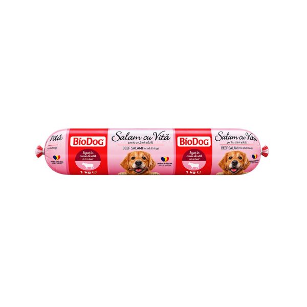 BIODOG SALAM PENTRU CAINI CU VITA 1KG