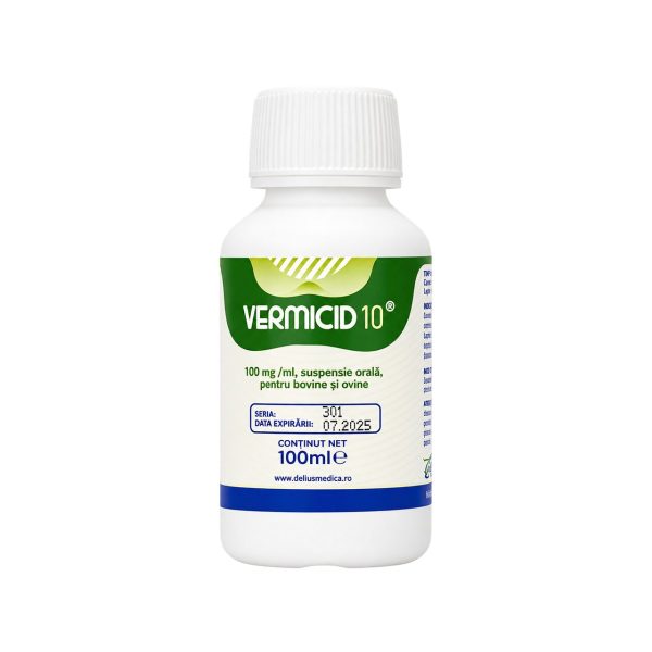 VERMICID 10% ANTIPARAZITAR INTERN 100ML